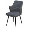 Стул HERMAN Barkhat 3 Графит, велюр без "пальчиковый" / черный каркас М-City | Интернет магазин мебели и декора LifeDekor