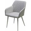 Стул BRANDY-X СВЕТЛО-СЕРЫЙ BM-4, велюр / белый каркас, велюр М-City | Интернет магазин мебели и декора LifeDekor