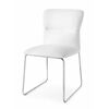 Стул FRIDA CB/1806-SK  MT.P77 CHROMED/  SKUBA S92 OPTIC WHITE | Интернет магазин мебели и декора LifeDekor