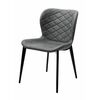Стул КЛОД, цвет Kiprus-12 Темно-серый, искусственная замша / черный каркас М-City | Интернет магазин мебели и декора LifeDekor