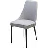 Стул NEPAL-P СВЕТЛО-СЕРЫЙ BM-4, велюр/ черный каркас М-City | Интернет магазин мебели и декора LifeDekor