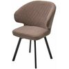 Стул ХИЛТОН 360 град., цвет B5 Капучино, велюр / черный каркас М-City | Интернет магазин мебели и декора LifeDekor