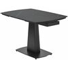 Стол BALDE 120 MATT BLACK MARBLE SOLID CERAMIC / BLACK, ®DISAUR | Интернет магазин мебели и декора LifeDekor
