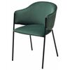 Стул ДИЛЛ, цвет H-30 изумрудный, велюр / черный каркас М-City | Интернет магазин мебели и декора LifeDekor