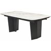 Стол MIKKEL 200 TL-188, испанская керамика / черный каркас каркас, ®DISAUR | Интернет магазин мебели и декора LifeDekor