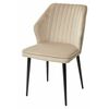 Стул SEATTLE-V БЕЖЕВЫЙ #5, велюр / черный каркас М-City | Интернет магазин мебели и декора LifeDekor