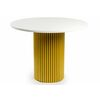 Стол деревянный Барел 90 белый / золото | Интернет магазин мебели и декора LifeDekor