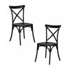 Набор 2 шт Стул обеденный DOBRIN ZILAN, цвет чёрный (B-03), Вариант: цвет чёрный (B-03) | Интернет магазин мебели и декора LifeDekor