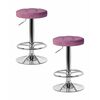 Набор 2 шт Табурет барный DOBRIN BRUNO, пудрово-сиреневый велюр (MJ9-52), Вариант: пудрово-сиреневый велюр (MJ9-52) | Интернет магазин мебели и декора LifeDekor