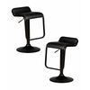 Набор 2 шт Стул барный DOBRIN CRACK BLACK, черный, Вариант: чёрный | Интернет магазин мебели и декора LifeDekor