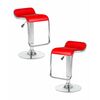 Набор 2 шт Стул барный DOBRIN CRACK, красный, Вариант: красный | Интернет магазин мебели и декора LifeDekor