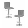 Набор 2 шт Стул барный DOBRIN CANDY, серый велюр (MJ9-75), Вариант: серый велюр (MJ9-75) | Интернет магазин мебели и декора LifeDekor