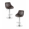 Набор 2 шт Стул барный DOBRIN LOGAN, коричневый, Вариант: коричневый | Интернет магазин мебели и декора LifeDekor