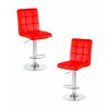 Набор 2 шт Стул барный DOBRIN KRUGER, красный, Вариант: красный | Интернет магазин мебели и декора LifeDekor