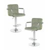 Набор 2 шт Стул барный DOBRIN KRUGER ARM, мятный велюр (MJ9-87), Вариант: мятный велюр (MJ9-87) | Интернет магазин мебели и декора LifeDekor