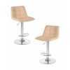 Набор 2 шт Стул барный DOBRIN TAILOR, бежевый велюр (MJ9-10), Вариант: бежевый велюр (MJ9-10) | Интернет магазин мебели и декора LifeDekor