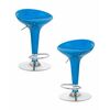Набор 2 шт Стул барный DOBRIN BOMBA, голубой, Вариант: голубой | Интернет магазин мебели и декора LifeDekor