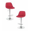 Набор 2 шт Стул барный DOBRIN DINA, бордовый, Вариант: бордовый | Интернет магазин мебели и декора LifeDekor