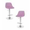 Набор 2 шт Стул барный DOBRIN DINA, фиолетовый, Вариант: фиолетовый | Интернет магазин мебели и декора LifeDekor