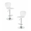 Набор 2 шт Стул барный DOBRIN ELISA, белый, Вариант: белый | Интернет магазин мебели и декора LifeDekor
