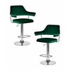 Набор 2 шт Стул барный DOBRIN CHARLY, зеленый велюр (MJ9-88), Вариант: зеленый велюр (MJ9-88) | Интернет магазин мебели и декора LifeDekor