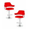 Набор 2 шт Стул барный DOBRIN CHARLY, красный, Вариант: красный | Интернет магазин мебели и декора LifeDekor