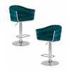 Набор 2 шт Стул барный DOBRIN MARCEL, морской волны велюр (MJ9-99), Вариант: морской волны велюр (MJ9-99) | Интернет магазин мебели и декора LifeDekor