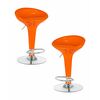 Набор 2 шт Стул барный DOBRIN BOMBA, оранжевый, Вариант: оранжевый | Интернет магазин мебели и декора LifeDekor