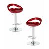 Набор 2 шт Стул барный DOBRIN DISCO, бордовый металлик, Вариант: бордовый металлик | Интернет магазин мебели и декора LifeDekor
