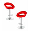 Набор 2 шт Стул барный DOBRIN MIRA, красный, Вариант: красный | Интернет магазин мебели и декора LifeDekor
