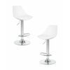 Набор 2 шт Стул барный DOBRIN ROCKY, белый, Вариант: белый | Интернет магазин мебели и декора LifeDekor