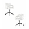 Набор 2 шт Офисное кресло для персонала DOBRIN LARRY, белый, Вариант: белый | Интернет магазин мебели и декора LifeDekor