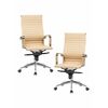 Набор 2 шт Офисное кресло для руководителей DOBRIN CLARK, бежевый, Вариант: бежевый | Интернет магазин мебели и декора LifeDekor