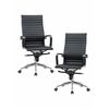 Набор 2 шт Офисное кресло для руководителей DOBRIN CLARK, чёрный, Вариант: чёрный | Интернет магазин мебели и декора LifeDekor