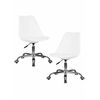Набор 2 шт Офисное кресло для персонала DOBRIN MICKEY, белый, Вариант: белый | Интернет магазин мебели и декора LifeDekor
