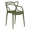 Набор 4 шт Стул обеденный DOBRIN MASTERS, зеленый хаки (G-17), Вариант: зеленый хаки (G-17) | Интернет магазин мебели и декора LifeDekor