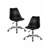 Набор 2 шт Офисное кресло для персонала DOBRIN MICKEY, чёрный, Вариант: чёрный | Интернет магазин мебели и декора LifeDekor