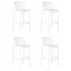 Набор 4 шт Стул барный DOBRIN CHLOE BAR, белый, Вариант: белый | Интернет магазин мебели и декора LifeDekor