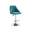 Барный стул Laguna blue velour | Интернет магазин мебели и декора LifeDekor