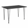 Стол Solution 120x80х75,5см, чёрный | Интернет магазин мебели и декора LifeDekor