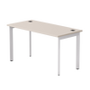 Стол прямой Everprof EVO на металлокаркасе 1380х670х755 мм опоры 45гр Кашемир/Белый | Интернет магазин мебели и декора LifeDekor