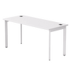 Стол прямой Everprof EVO на металлокаркасе 1580х670х755 мм опоры 45гр Белый/Белый | Интернет магазин мебели и декора LifeDekor