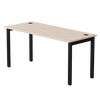 Стол прямой Everprof EVO на металлокаркасе 1580х670х755 мм Дуб Соната/Черный | Интернет магазин мебели и декора LifeDekor