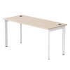 Стол прямой Everprof EVO на металлокаркасе 1580х670х755 мм опоры 45гр Дуб Соната/Белый | Интернет магазин мебели и декора LifeDekor