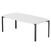 Стол переговорный Everprof EVO 2100х1100x755 Белый/Черный | Интернет магазин мебели и декора LifeDekor