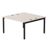 Бенч-система на 2 места Everprof EVO на металлокаркасе 1380х670(1370)x755 Кашемир/Черный | Интернет магазин мебели и декора LifeDekor