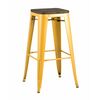 Стул барный TOLIX WOOD желтый | Интернет магазин мебели и декора LifeDekor