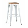 Стул барный TOLIX WOOD белый глянцевый | Интернет магазин мебели и декора LifeDekor