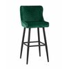 Стул барный Ститч велюр изумрудный | Интернет магазин мебели и декора LifeDekor