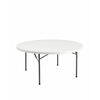 Стол круглый складной пластиковый Кейт 160 | Интернет магазин мебели и декора LifeDekor